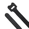 South Main Hardware Cable Tie, 8 in L, 2.3 in Max Bundle Dia., Black, 6 lbs Strength, 10 PK 222168 - alternate 2